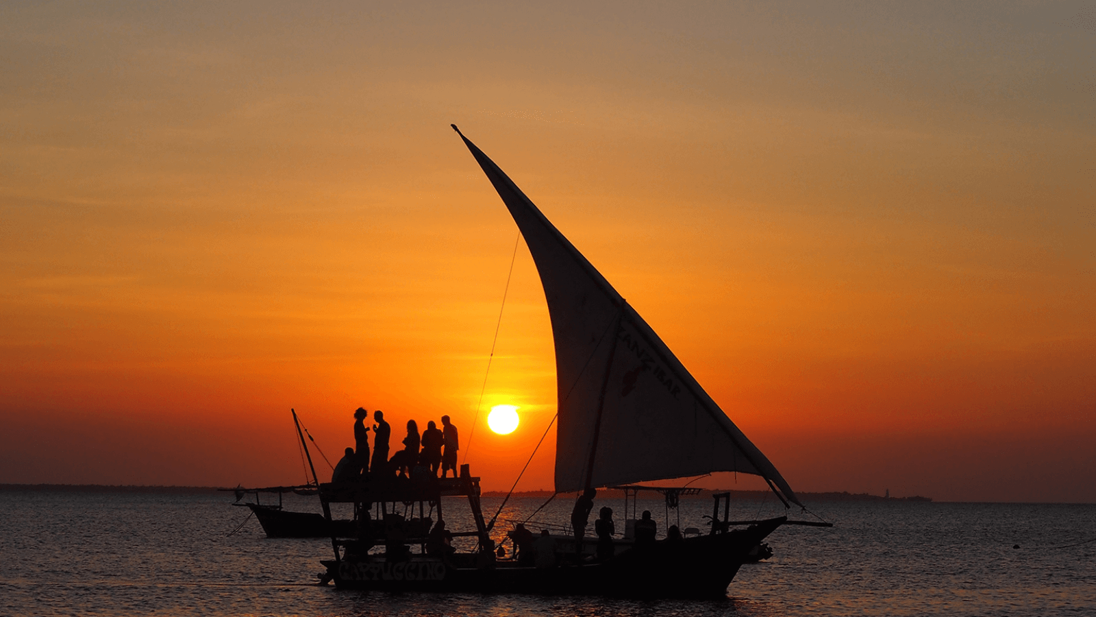 Dhow boat sunset cruise Zanzibar