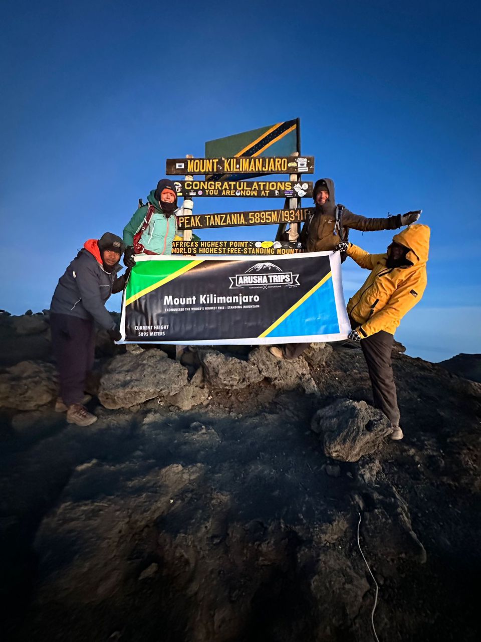 Uhuru Peak Kilimanjaro Climbing Arusha Trips